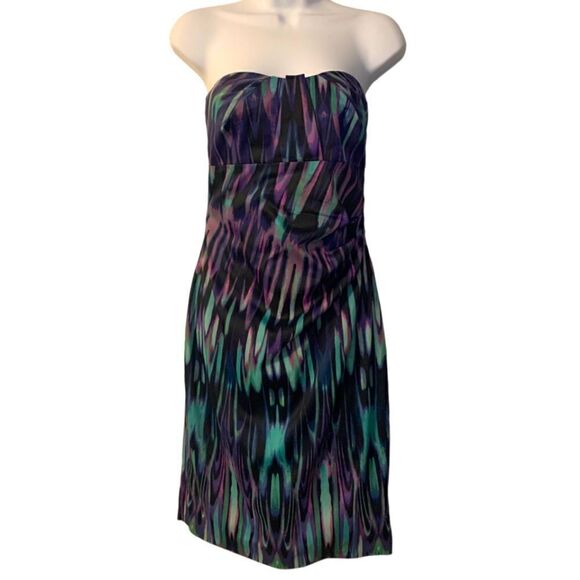 Karen Millen Strapless Pencil Dress Size 8 - Picture 1 of 8